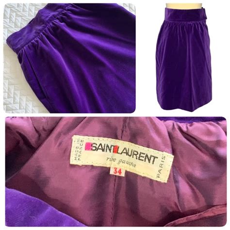 vintage yves saint laurent skirt|yves Saint Laurent fit pic.